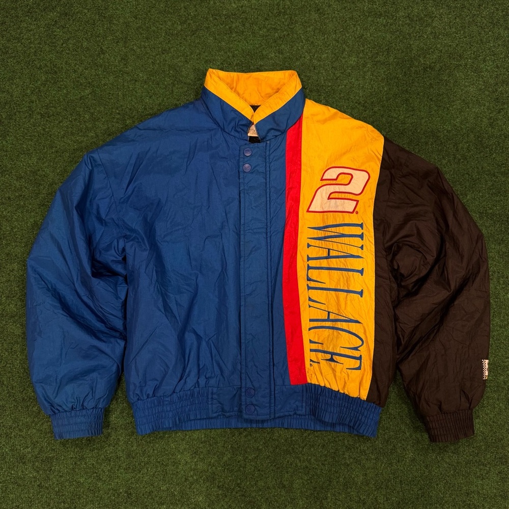 Vintage Rusty Wallace Miller Lite Nascar Racing Jacket